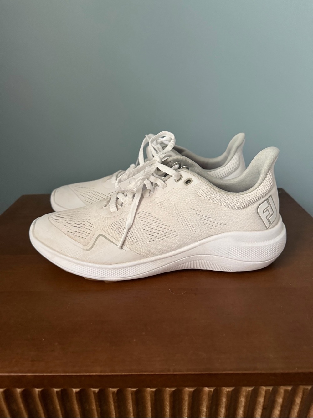 Women's White Sneakers - Lightweight Athletic Running Shoes